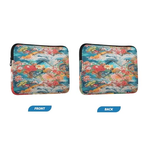 Funda geométrica étnica para laptop 13-14 pulg. impermeable miniatura 2