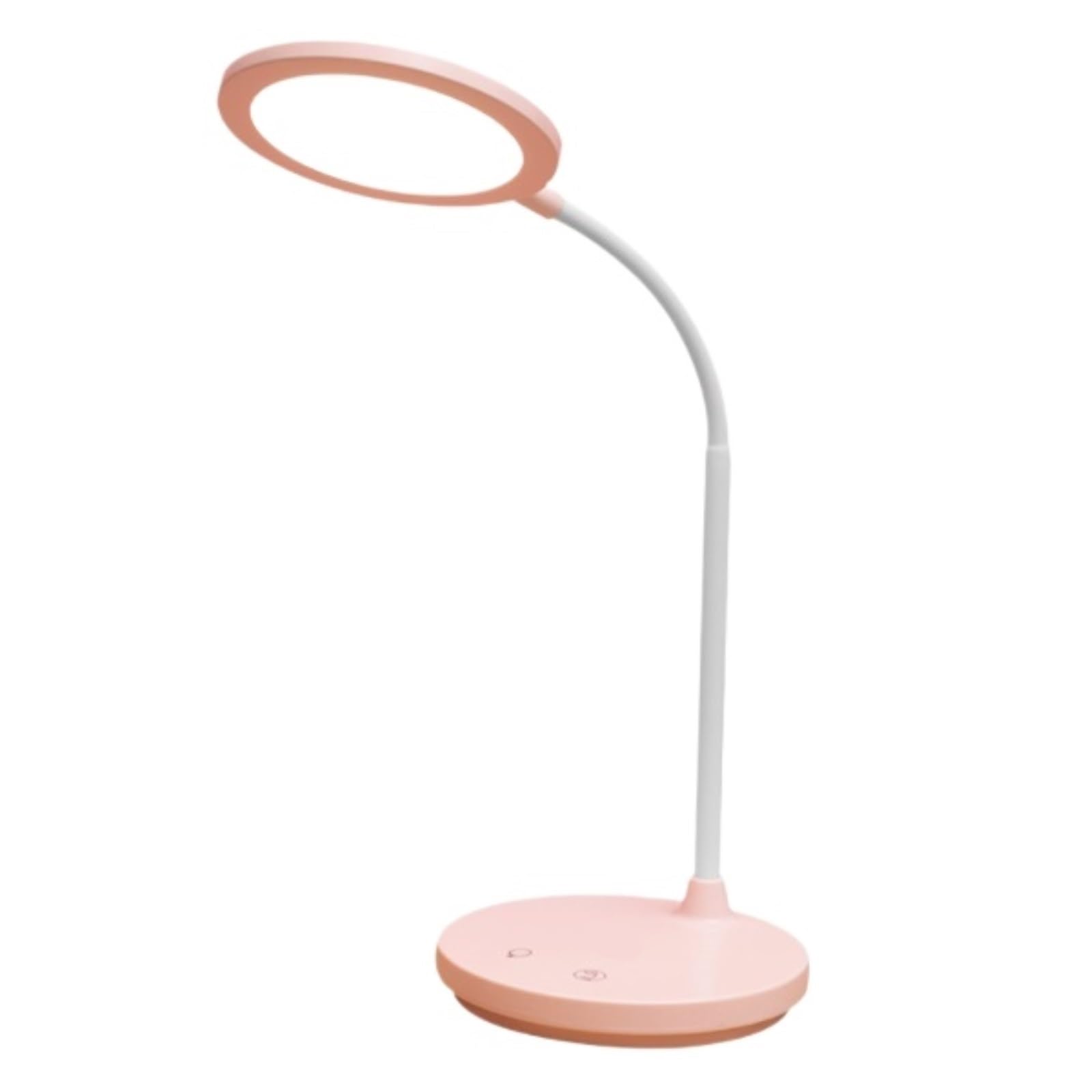 Lampe De Travail Lampe De Bureau Rechargeable USB À 360 Degrés For L'apprentissage Et Le Bureau Veilleuse Lampe De Chevet(Rosa)