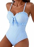Herseas Womens One Piece Swimsuit Cute Tummy Control Bathing Suit XL