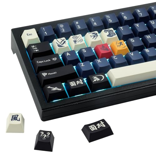 JOMKIZ �L�[�L���b�v�A151�L�[���،^�`�F���[�v���t�@�C���L�[�L���b�v �u���b�N�L�[�L���b�v�Z�b�g Cherry MX�X�C�b�` ISO/ANSI ���C�A�E�g ���J�j�J���L�[�{�[�h�p