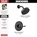 Delta Faucet Trinsic 14 Series Single-Function Shower Trim Kit with Single-Spray H2Okinetic Shower Head, Matte Black T14259-BL (Valve Not Included)