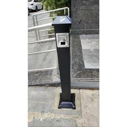 Cendrier sur pied pour coins d'escaliers et intersections de parcs extérieurs