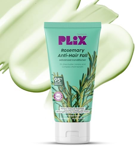 The Plant Fix Plix PLIX Rosemary Advanced Anti Hair Fall Conditioner With Rosemary For Reducing Hair Loss, Breakage| | All Hair Types | Men & Women | Sulphate & Parabeen Free| 175 Ml, 1 Count
