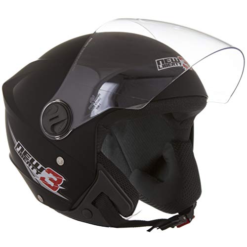 Pro Tork, Capacete New Liberty Three, CAP-489PTF, 58, Preto Fosco