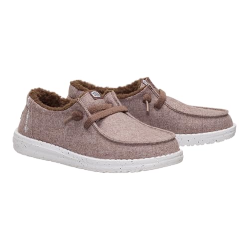 Image of HEYDUDE Wendy Wool Cozy Walnut Women Size 8
