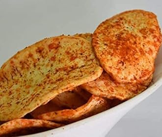 Ready To Eat Jodhpuri Namkeen | Potato Chips Spicy | Red Chilli Aloo Chips | Low Fat Masala Patta Wafer - Masala, 200 Gm