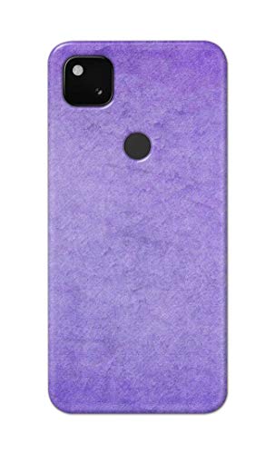 Image of Plain Purple Hard Back Case Cover for Google Pixel 4A (4G) Back Cover -(J5) VNS2226