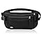 Ultra-Slim Money Belts for Travel Hidden, RFID Blocking Travel Security Belt Hidden Passport Pouch with Senseless Comfort Design Anti-Pickpocket Protection for Cash & Documents for Men Women(Black)