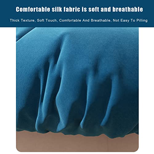 AVSMGP Escabel tapizado – Reposapiés Redondo de Metal – Banqueta descalzadora para el Pasillo, el Dormitorio y Otras Habitaciones,Gris,85 * 46 * 42cm - imagen 5