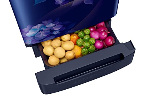 Image of Samsung 189 L, 5 Star, Digital Inverter, Direct-Cool Single Door Refrigerator (RR21H2H25HS /HL, Hydrangea Blue, Base Stand Drawer, Single Touch Defrost, 2026 Model)