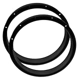 ifundom プロパンタンクベースリングホルダー2個セット シリコン製 多重保護 耐破損性 黒 5～10ガロンプロパンシリンダー用 研究機関や学校向け
