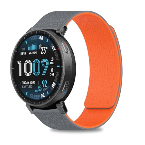 CiimWaa 22mm �V���R�� �o���h Amazfit Active Max/T-Rex 3 Pro 48mm/Balance 2/Bip 6/5 /5 Unity �p ���͂Ȏ��C �X�}�[�g�E�H�b�` �x���g �j�����p �_�炩�� ���K�� �h�� �y�� ����