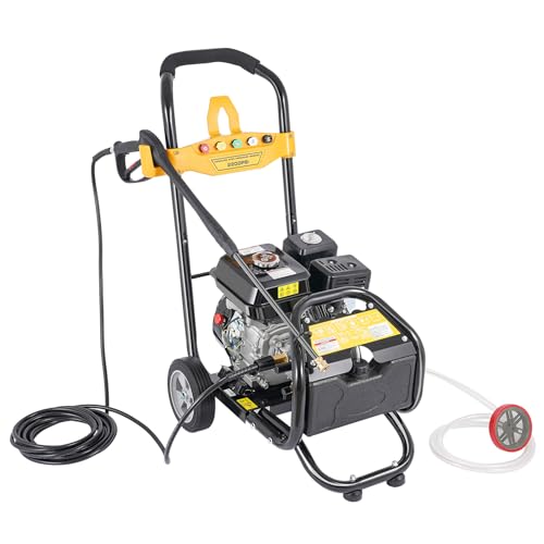 idropulitrice a benzina, 7,5 HP ad alta pressione con 5 ugelli...