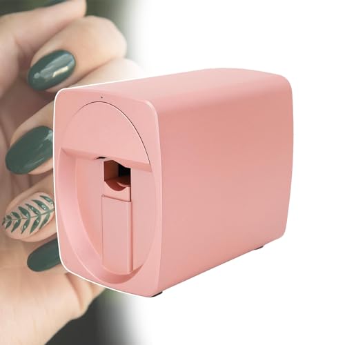 Machine De Décoration D'Ongles Diy, Imprimante Automatique D'Ongles, Temps De Dessin: 25-30S, Pour Un Usage Personnel Et Pour Les Rencontres Et Travailler Avec Des Filles, Gagnez Du Temps,Rouge