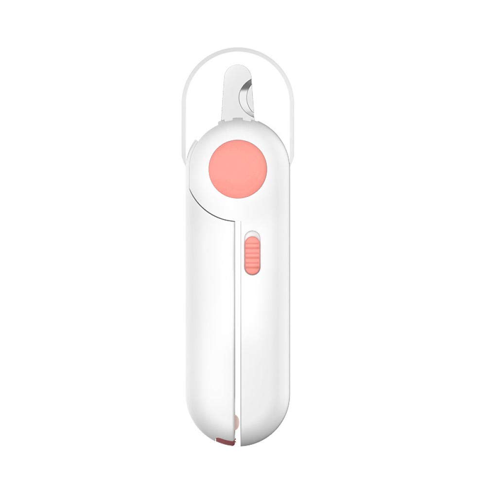 XMxx Cat pet nail clippers, dog nail clippers, pet LED nail clippers, light anti-blood position, manicure for large, medium and small cats and dogs, professional pet nail clippers-powder