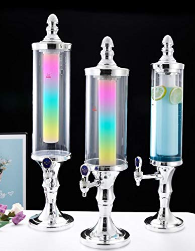 Nomal Tabletop Wine Beer Tower Beverage Juice Dispenser With Led Colorful Shinning Lights For Bar Party Restaurant Ktv Barbecue Restaurant cover