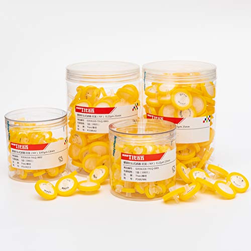 Image of Syringe Filter,Nylon Membrane Syringe lab Filters 13mm Diameter 0.22μm Pore Size Box of 100