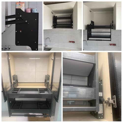 Organizador de almacenamiento desplegable resistente para cocina superior 7