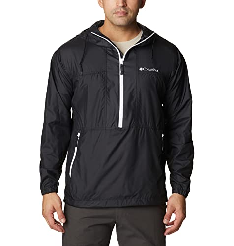 Columbia Flash Challenger Anoraque masculino, preto, médio