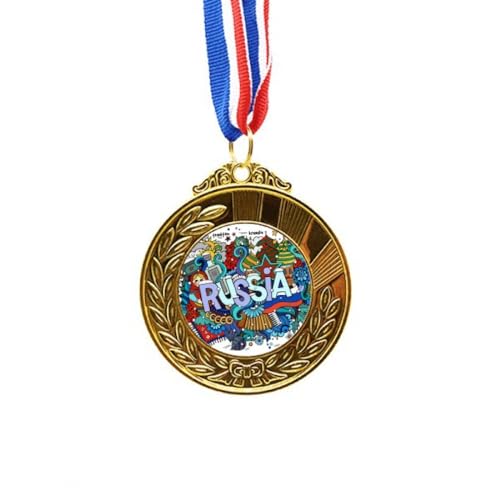 Medalla de acordeón de Rusia para galas y concursos musicales