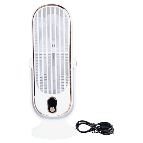 Ventilateur De Bureau Sans Balais Alimenté Par USB De Refroidissement Silencieuse Réglable À 5 Vitesses Avec Affichage LED Pour La Maison Le Bureau La Chambre À Coucher Refroidissement