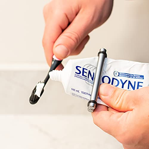 Toothpaste Tube Squeezer Roller Dispenser Lightweight Aluminum - For Toothpaste, Cosmetics, Ointments Paints And More #TOP3