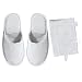 Holibanna Zapatillas de Viaje Plegables para Mujeres Y Hombres Zapatillas de Hotel de Viaje (gris claro)