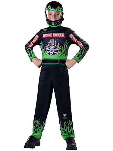 Monster Jam Grave Digger Costume, Size 6/Small