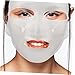 COLLBATH Silicone Face Mask Cover for Women Odorless Anti-Evaporation Adjustable Ear-Loop Design Reusable Skincare Mask for Facial Treatments