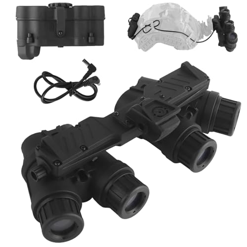 WLXW GPNVG-18 Nachtsichtgerät Vier-Augen-Fernglas Panorama NVG Goggle Modell Dummy-Requisiten for Tactical Airsoft Fast Helmzubehör(BK) WLXW GPNVG-18 Nachtsichtgerät Vier-Augen-Fernglas Panorama NVG Goggle Modell Dummy-Requisiten for Tactical Airsoft Fast Helmzubehör(BK)