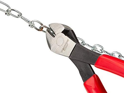 TEKTON Alicate de corte diagonal de 18 cm | PCT00007, vermelho