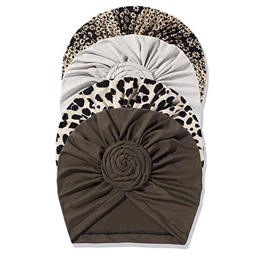 Image of KYNARI Turban Head Wraps for Women, Pretied Stretch Bonnet Hair Wrap