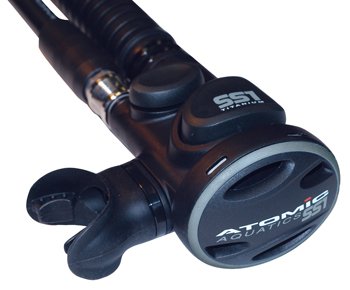Atomic Aquatics SS1 Safe Second Stage Inflator Octo Octopus for Scuba Diving Dive BC BCD Divers, Titanium