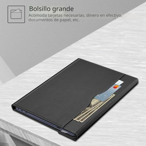 Funda tipo libro para Samsung Galaxy Book 4 360 con compartimento de documentos 6