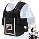 Kinder Motorrad Sicherheitsgurt DGMI einstellbares reflektierendes Motorrad Gürtel mit Tasche für Kinder Zwischen 2 und 15 Jahren,Schwarz