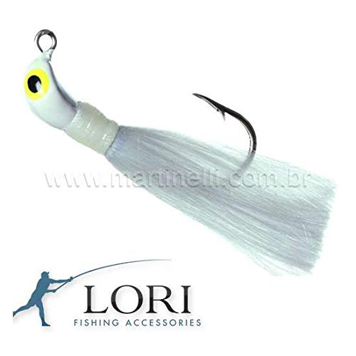Isca Artificial Jig Lori M 12 G Cor: Branco Xuxinha
