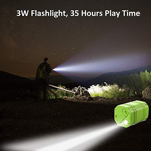 Miniatura 8 de Farol De Solar Camping Recargable Con Manivela, Linterna Led Con 3 Vías De Energía, Banco De Energía De Emergencia De 3000mah, Lámpara De Luz Impermeable Para Senderismo, Kit De Supervivencia