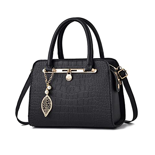 Sac classique pour femme NICOLE & DORIS noir à main et bandoulière
