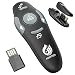 AMERTEER Wireless Presenter, PPT Controller Presentation Remote Control Laser Pointer USB Mouse Clicker Flip Pen