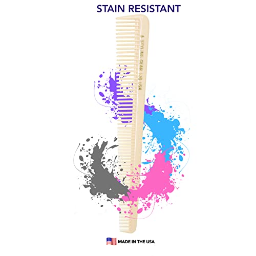 Styling Gear 130 Barber Cutting Combs Tapered Hair Combs Stylist All Purpose Rounded Teeth Smooth Surface Men’s And Women’s Made In The Usa 12 Pcs. #TOP7