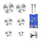 8 Pièces Disques de Coupe pour Outil Rotatif, Lame de Scie Circulaire Multifonctionnel, Ac...