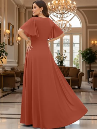Image of KOH KOH Womens Long Elegant Bridesmaid Evening Cocktail Modest Maxi Dress