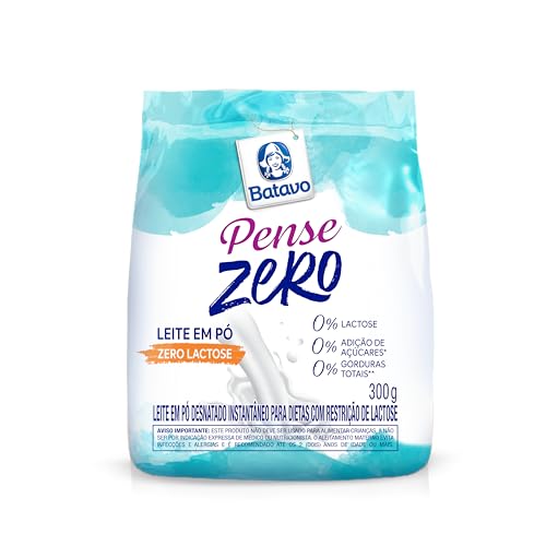Leite em Pó Desnatado Instantâneo Batavo Pense Zero Sachê 300g