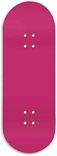 Teak Tuning Teak Swap Fingerboard Deck & Colorblock Wrap - Bubblegum Pink - Pro Shape & Size, 32mm x 97mm - Maple Deck with Semi-Permanent Vinyl Colorblock