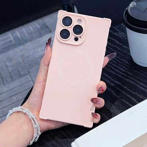 Coque iPhone 16 rose antichoc en silicone avec protection d'objectif en verre