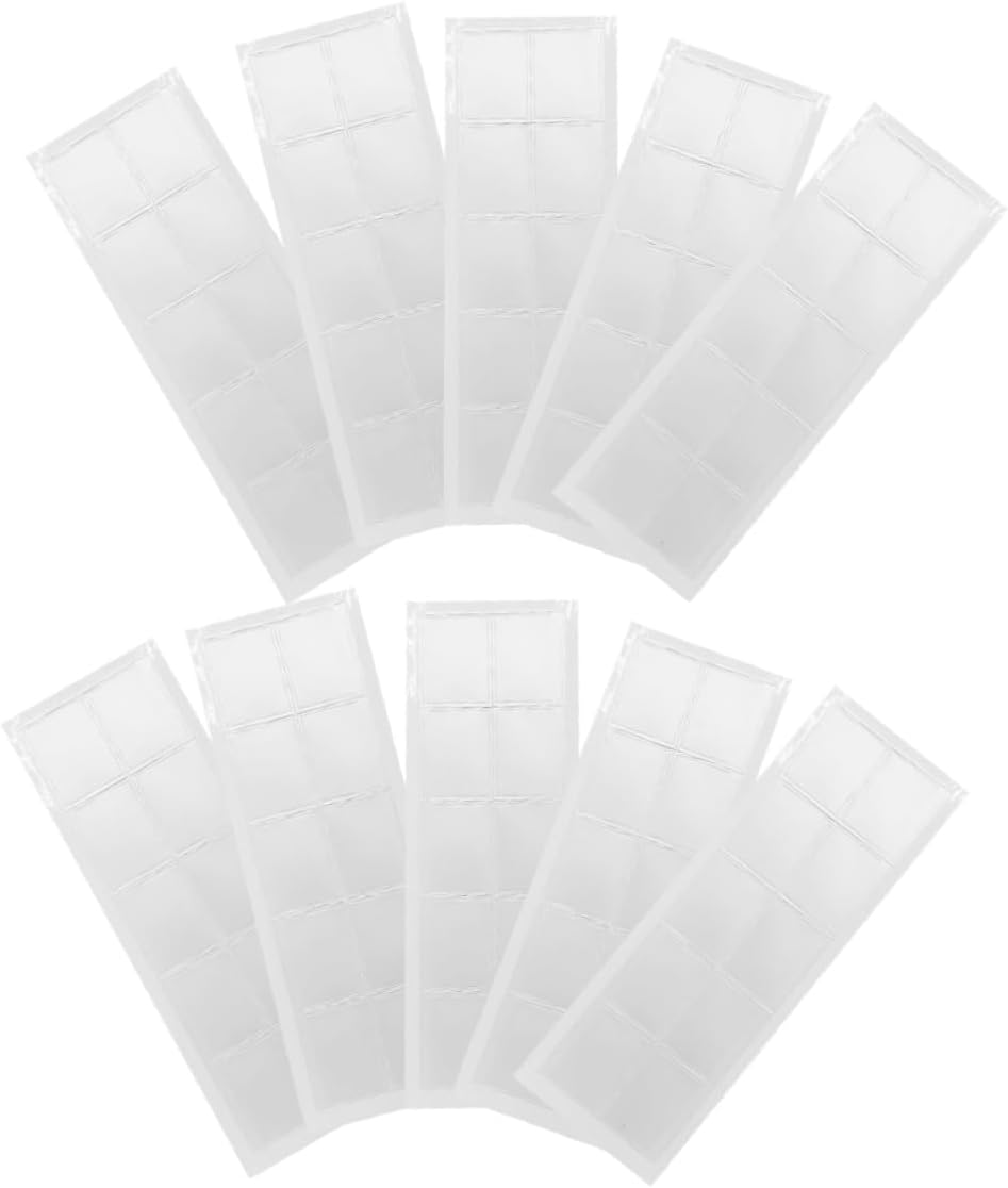 VILLCASE 30sheets Jewelry Organizer Travel Case Necklace Chain Pockets Necklace Making Supplies Self-adhesive Bags