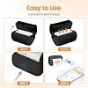 Label Maker Machine with Tape: Portable Sticker Printer, Support Continuous Label, Sticker Maker Machine with Multiple Templates for Home, Kitchen, School, Office Organization, Black