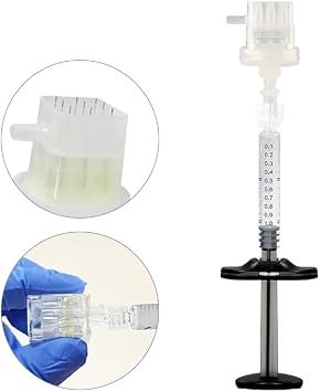 Crystal Multi Needle 9Pin Mesotherapy Injector Beauty Facial Skin Care 32G 1.5mm,20pcs