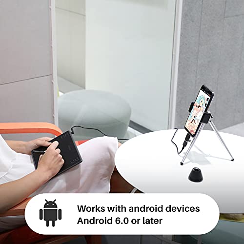 Tablet de desenho gráfico Huion Inspiroy H430P OSU compatível com Android com caneta stylus sem bate