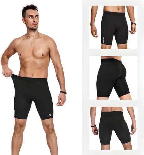 Image of NEVER QUIT Sports Tights Shorts for Men